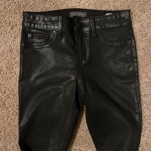 Level 99 Black Metallic Jeans Size 27/4